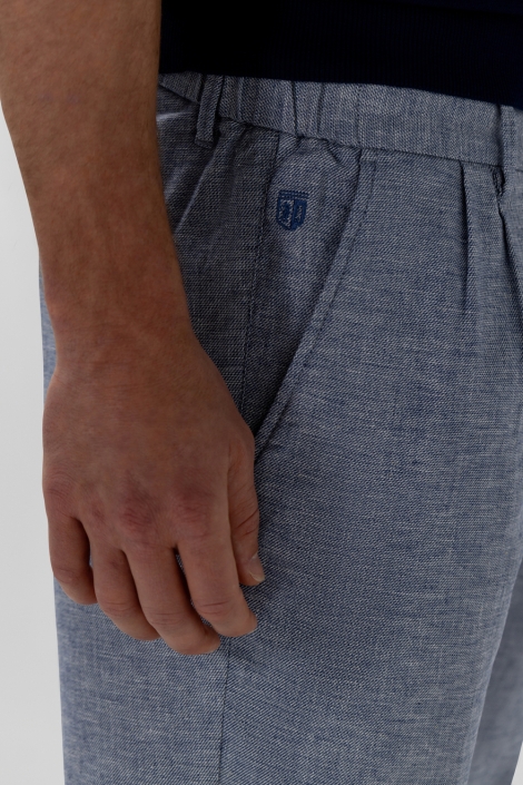 State of Art blauwe heren korte broek | Kleurstaal