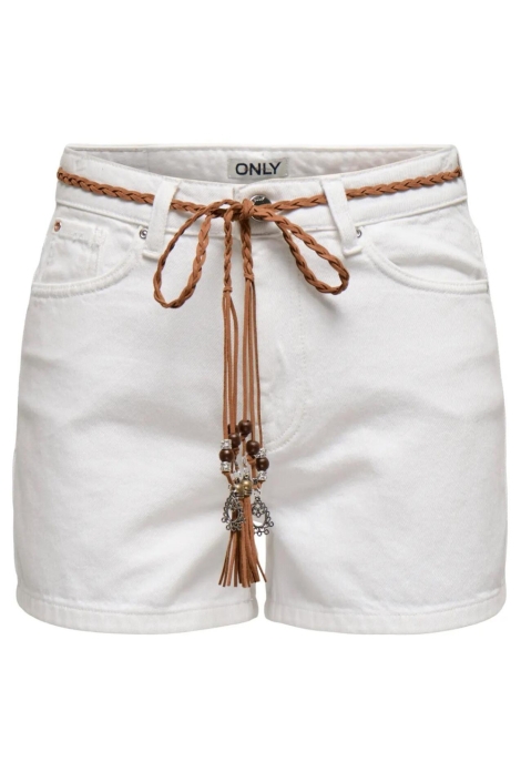 Only witte dames korte broek | Vooraanzicht