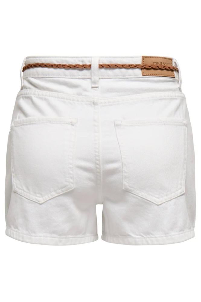 Only witte dames korte broek | Achteraanzicht