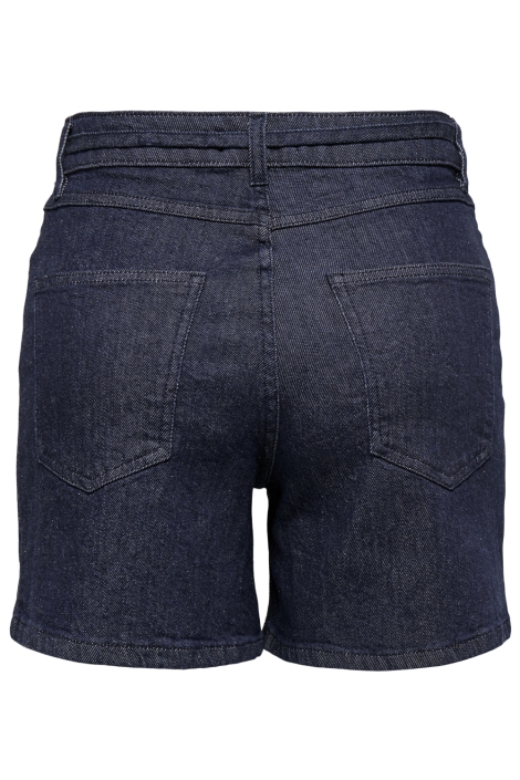 Only blauwe dames korte broek | Achteraanzicht