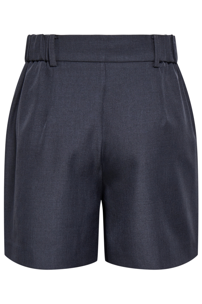 Only blauwe dames korte broek | Achteraanzicht