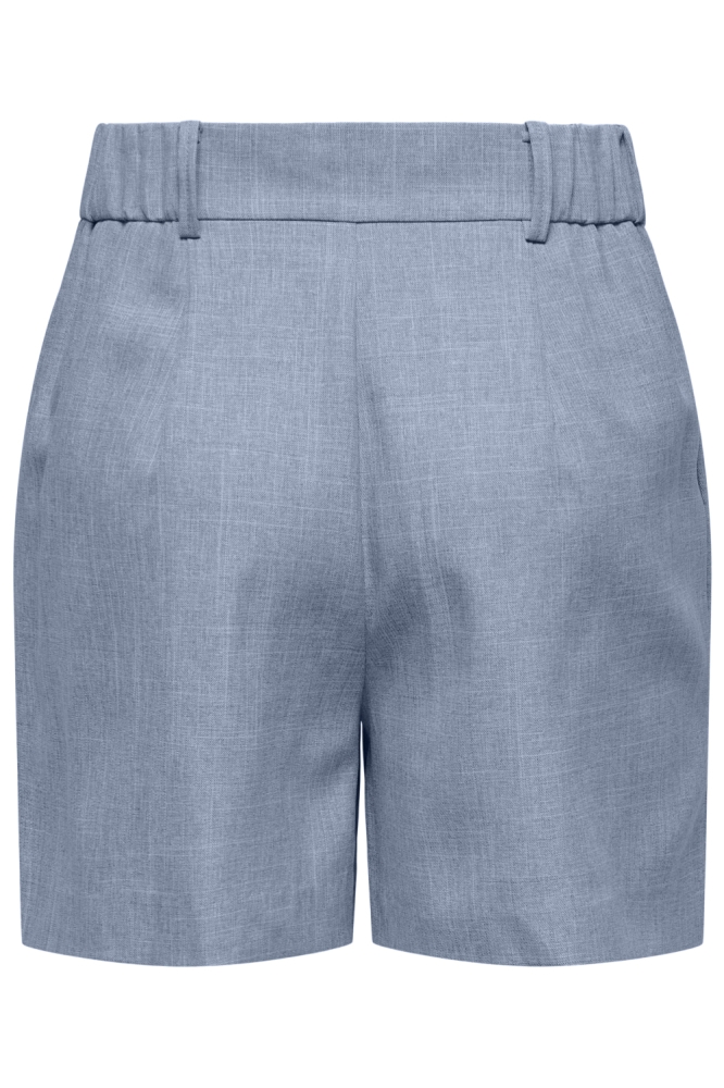 Only blauwe dames korte broek | Achteraanzicht