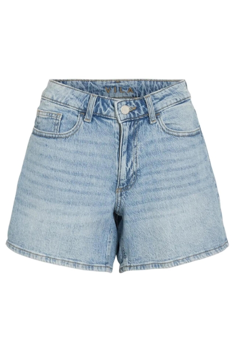 Vila blauwe dames korte broek | Vooraanzicht
