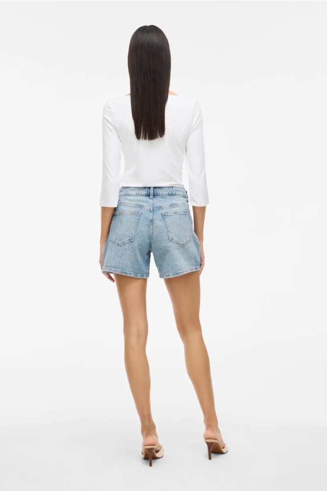 Vila blauwe dames korte broek | Model