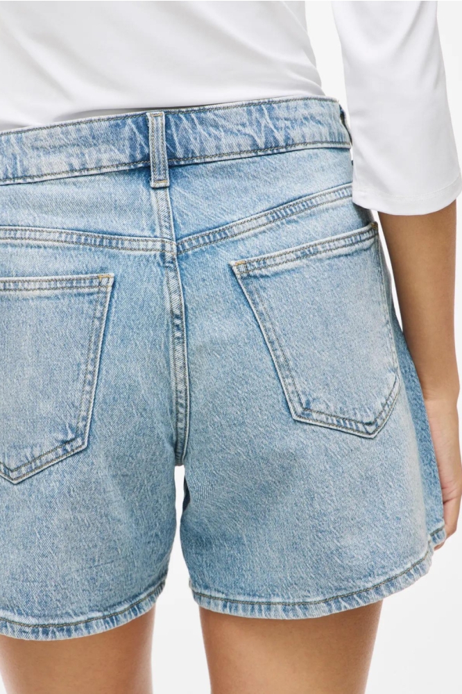 Vila blauwe dames korte broek | Kleurstaal