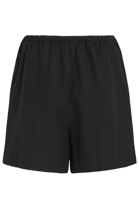 Vila zwarte dames korte broek | Achteraanzicht