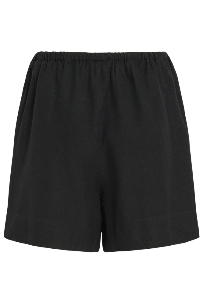 Vila zwarte dames korte broek | Achteraanzicht
