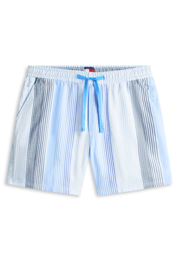 Tommy Jeans blauwe heren korte broek | Vooraanzicht