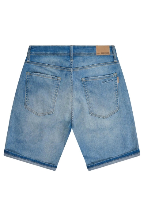 Antony Morato blauwe heren korte broek | Achteraanzicht