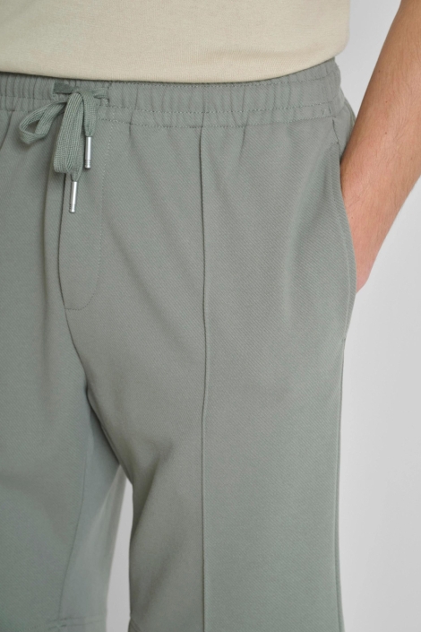 Antony Morato groene heren korte broek | Close up