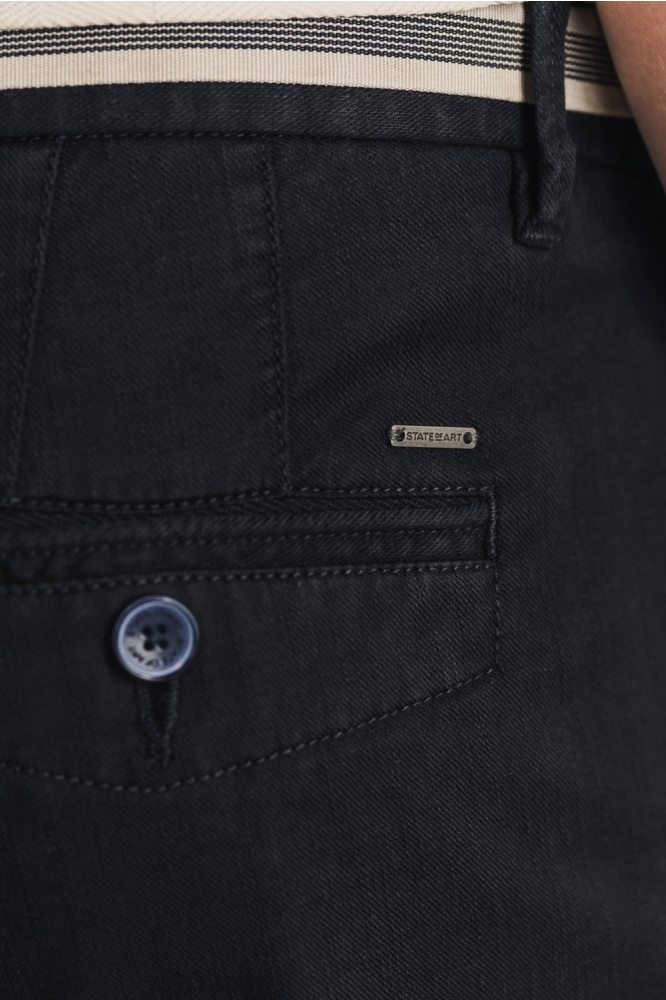 State of Art blauwe heren korte broek | Kleurstaal