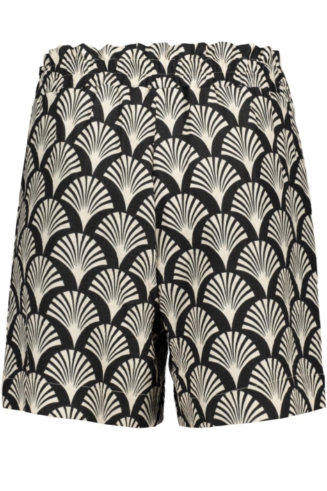 Geisha zwarte dames korte broek | Achteraanzicht