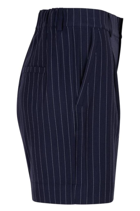 Red Button blauwe dames korte broek | Zijaanzicht