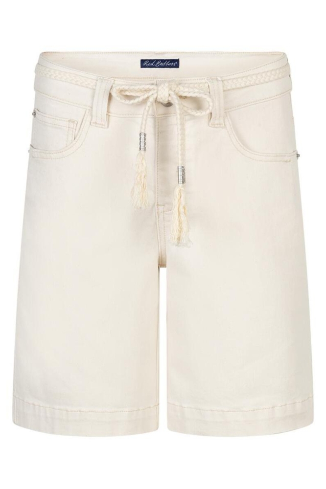 Red Button beige dames korte broek | Zijaanzicht