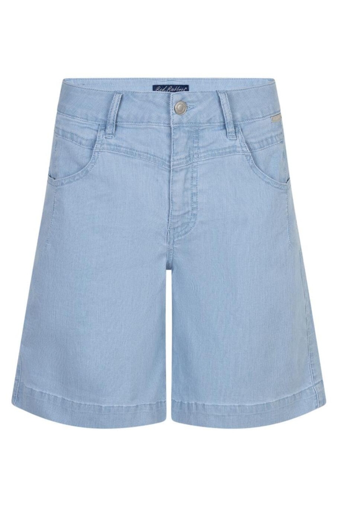Red Button blauwe dames korte broek | Vooraanzicht