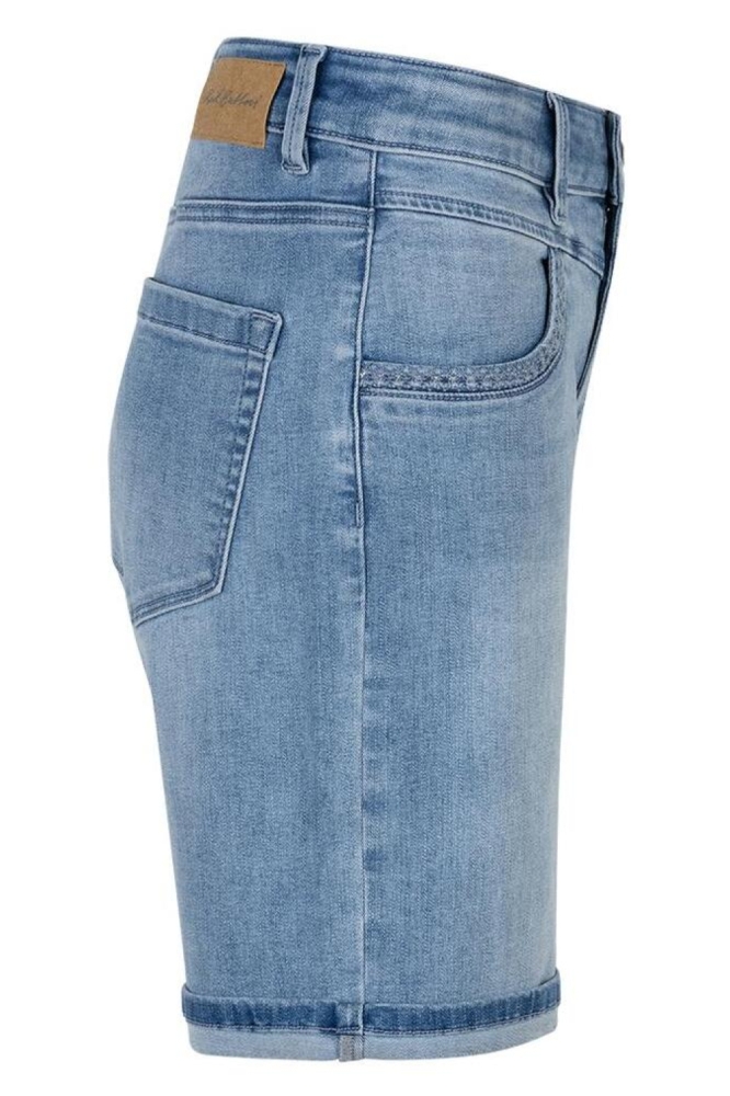 Red Button blauwe dames korte broek | Zijaanzicht