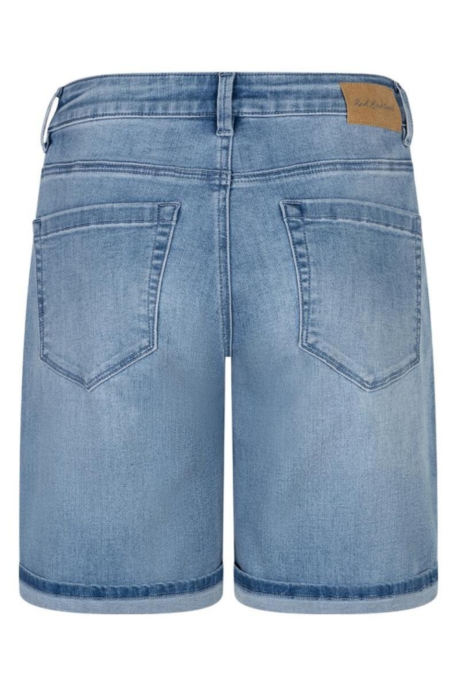 Red Button blauwe dames korte broek | Achteraanzicht