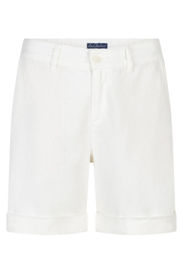 Red Button Broek CAMILLE SHORT LINEN CO SRB4920 OFF WHITE