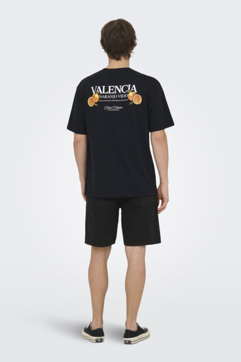 Only & Sons zwarte heren korte broek | Model