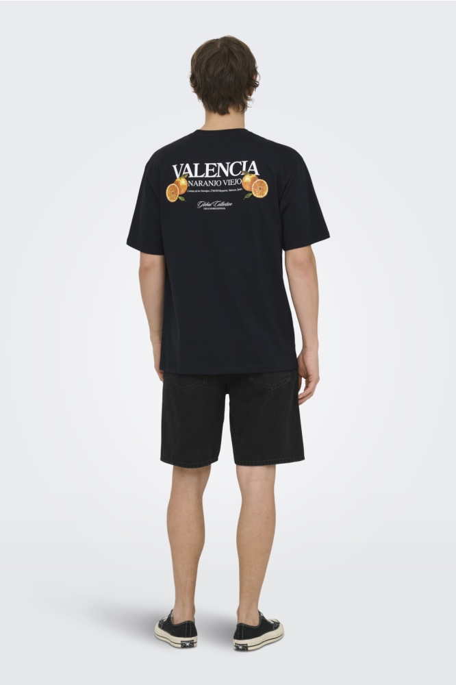 Only & Sons zwarte heren korte broek | Model