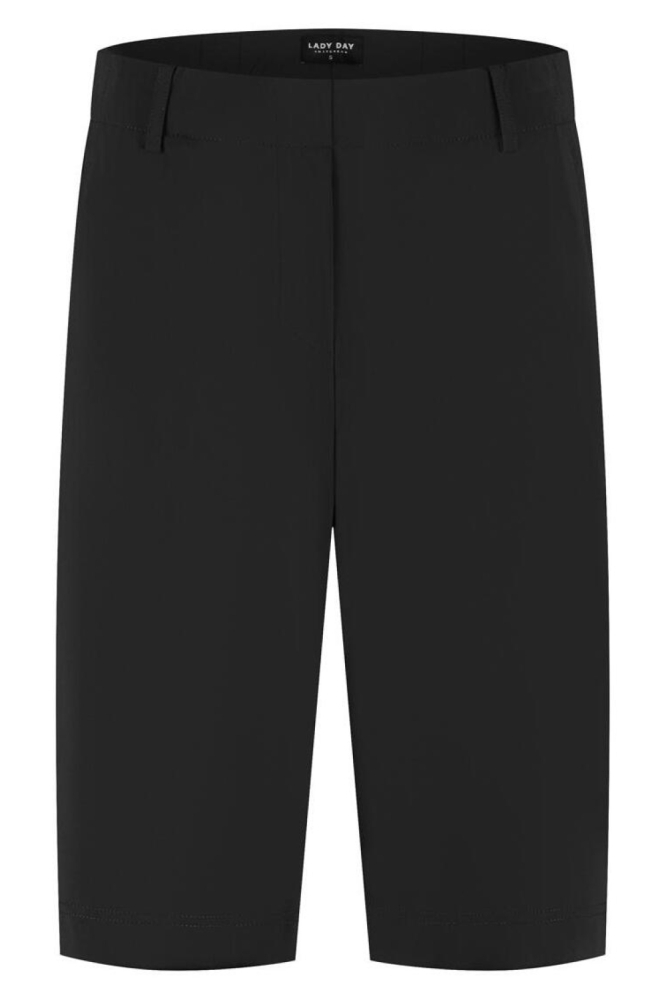 Lady Day zwarte dames korte broek | Vooraanzicht