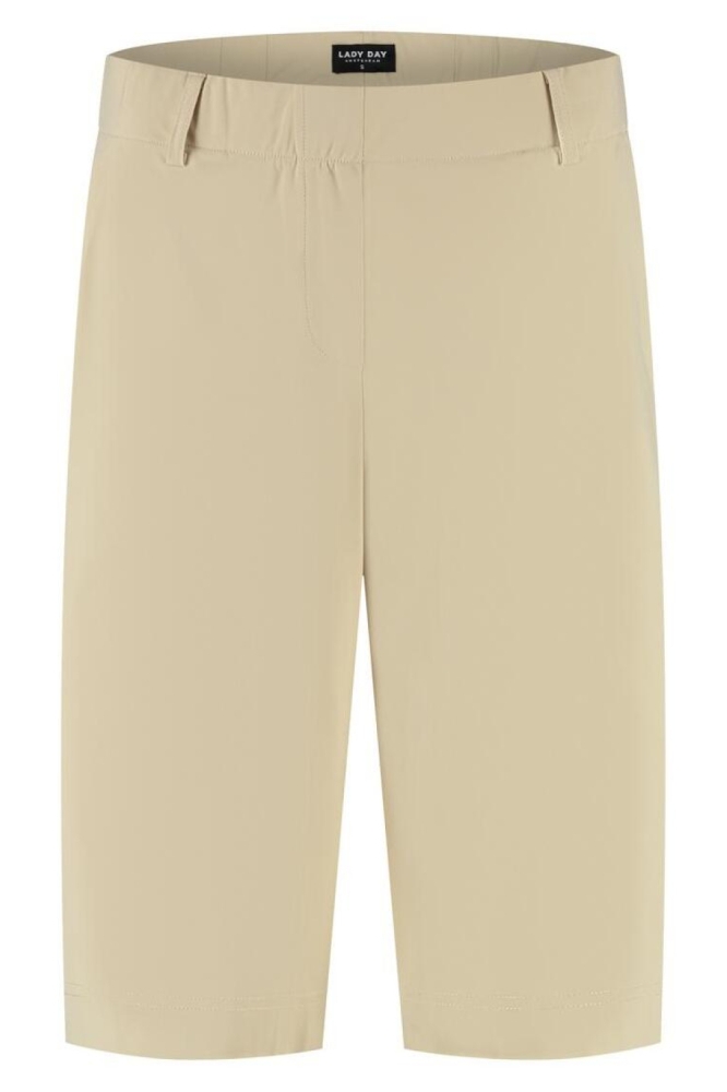 Lady Day beige dames korte broek | Vooraanzicht