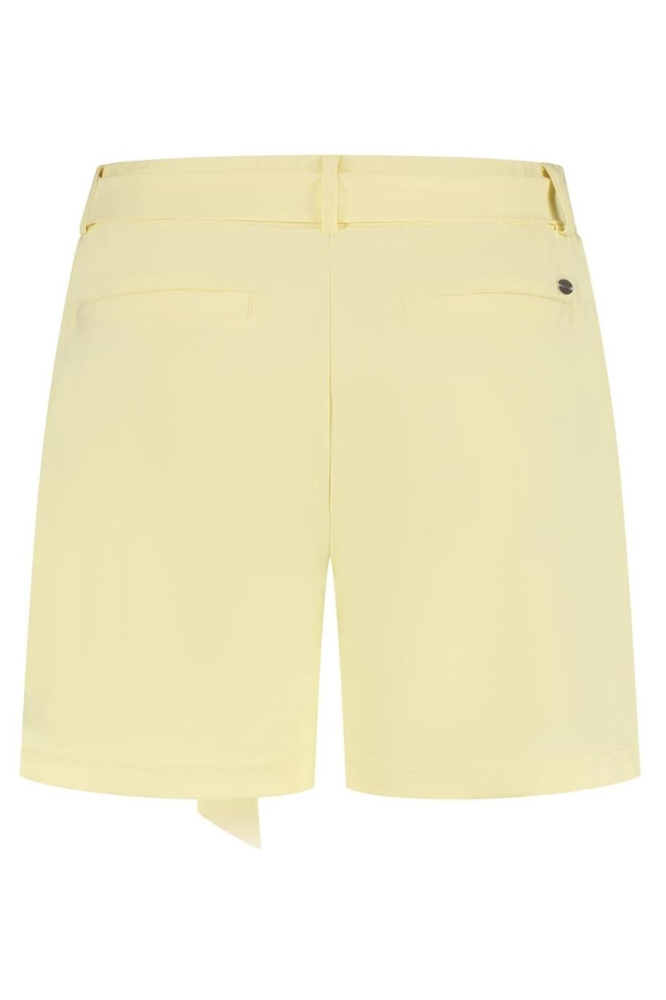 Lady Day gele dames korte broek | Achteraanzicht