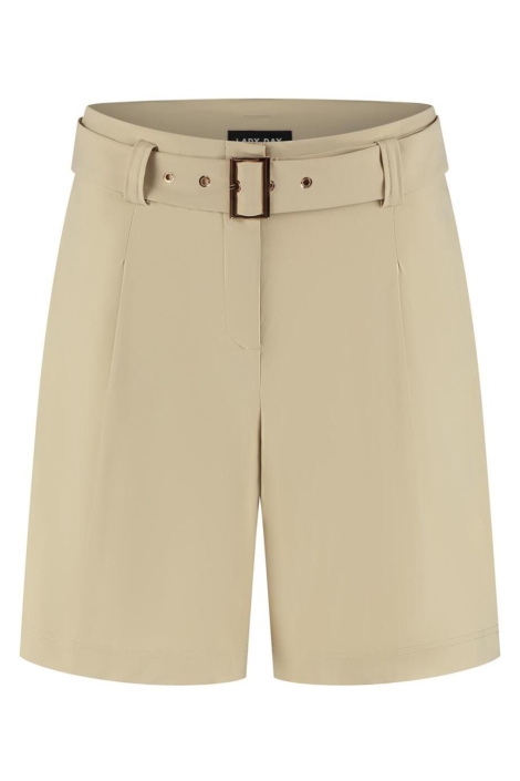 Lady Day beige dames korte broek | Vooraanzicht