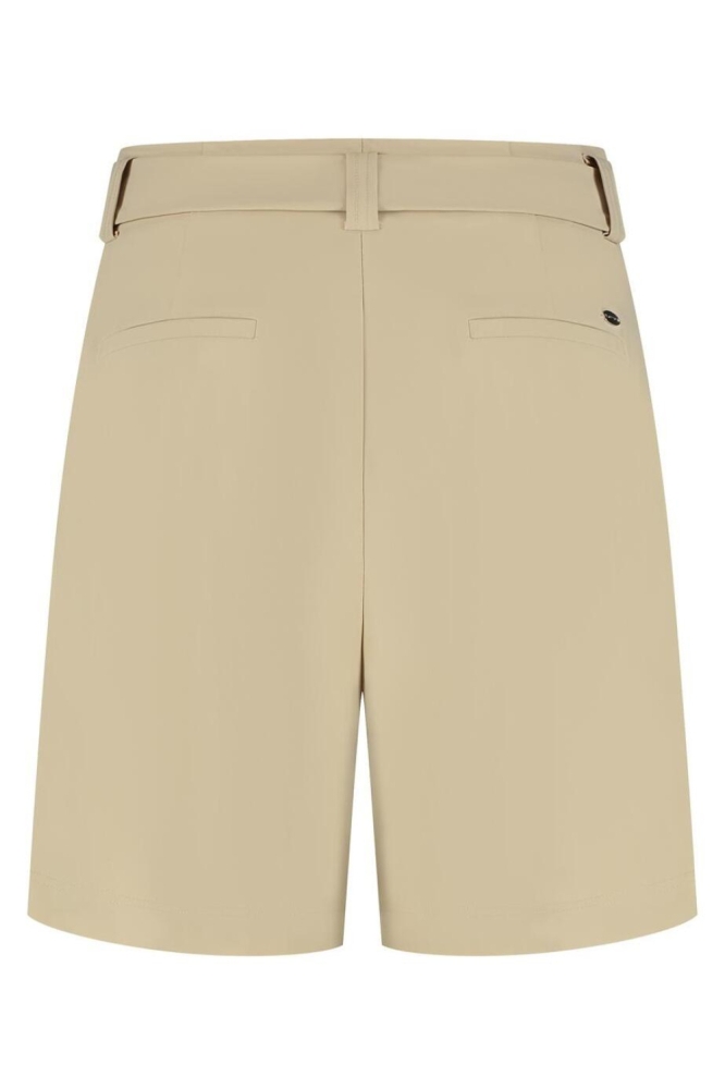 Lady Day beige dames korte broek | Achteraanzicht