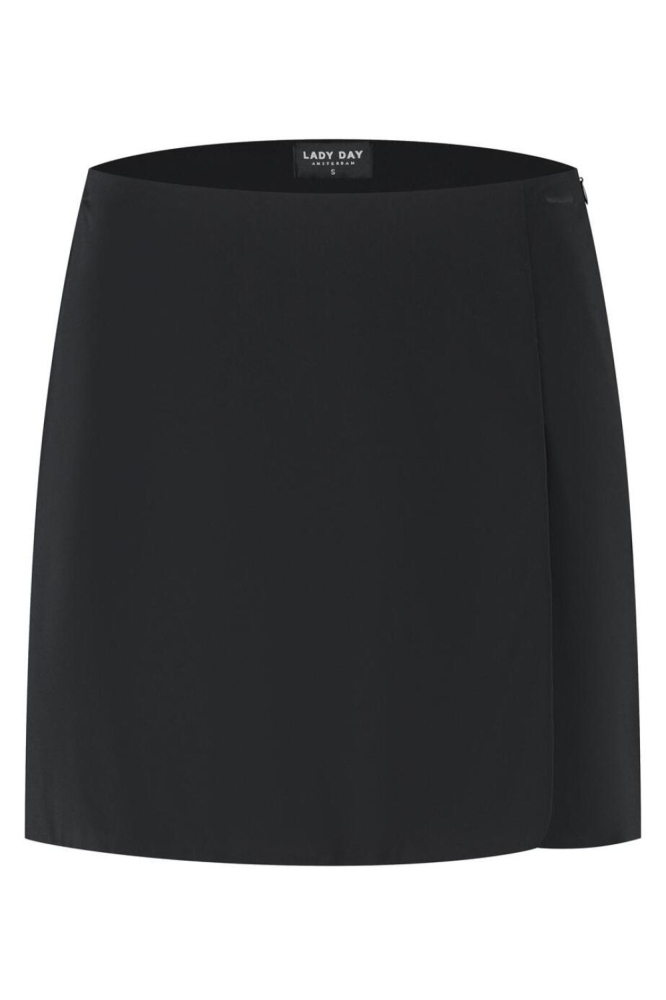 Lady Day zwarte dames korte broek | Vooraanzicht