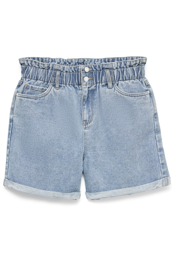 Vero Moda blauwe dames korte broek | Vooraanzicht