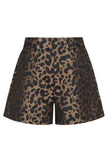 Fluresk Broek YURI SHORTS 26WZF07 001523 BLACK/LIGHT CAMEL