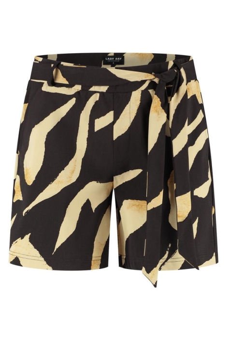 Lady Day bruine dames korte broek | Vooraanzicht