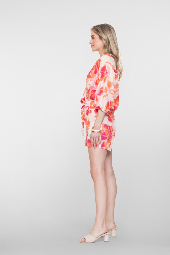 Geisha beige dames korte broek | Model