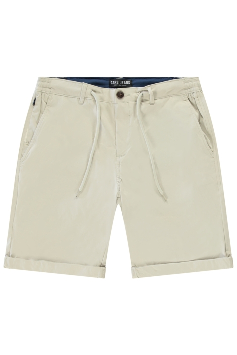 Cars beige heren korte broek | Vooraanzicht