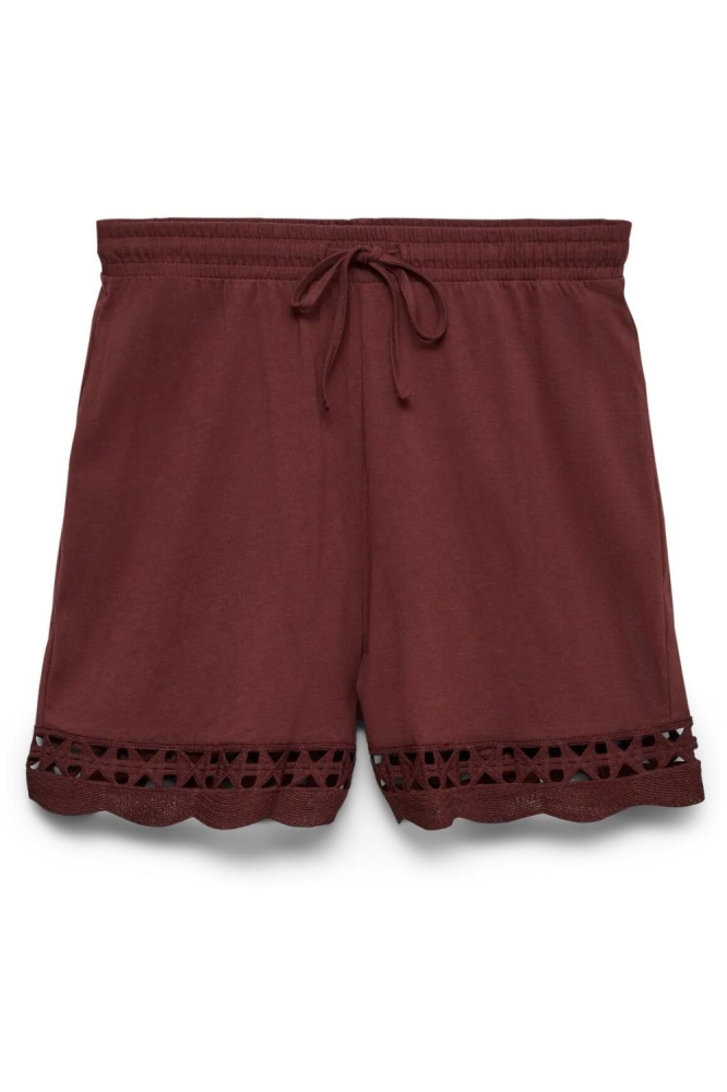 Vero Moda bruine dames korte broek | Vooraanzicht