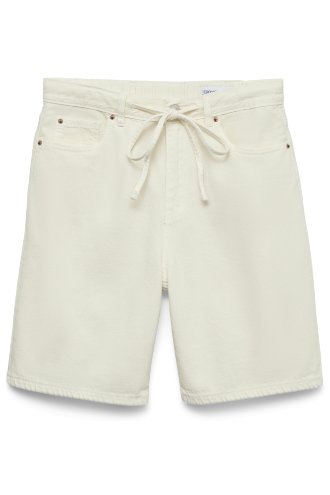 Vero Moda ecru dames korte broek | Vooraanzicht