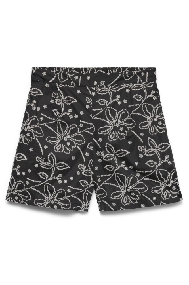 Vero Moda zwarte dames korte broek | Vooraanzicht