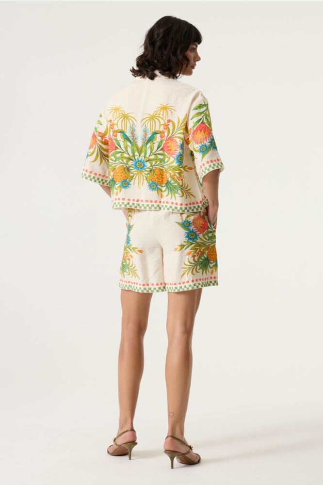 Garcia beige dames korte broek | Model