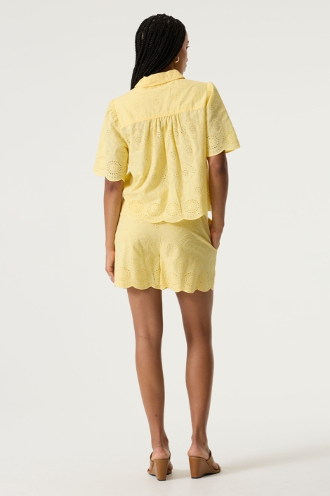 Garcia gele dames korte broek | Model
