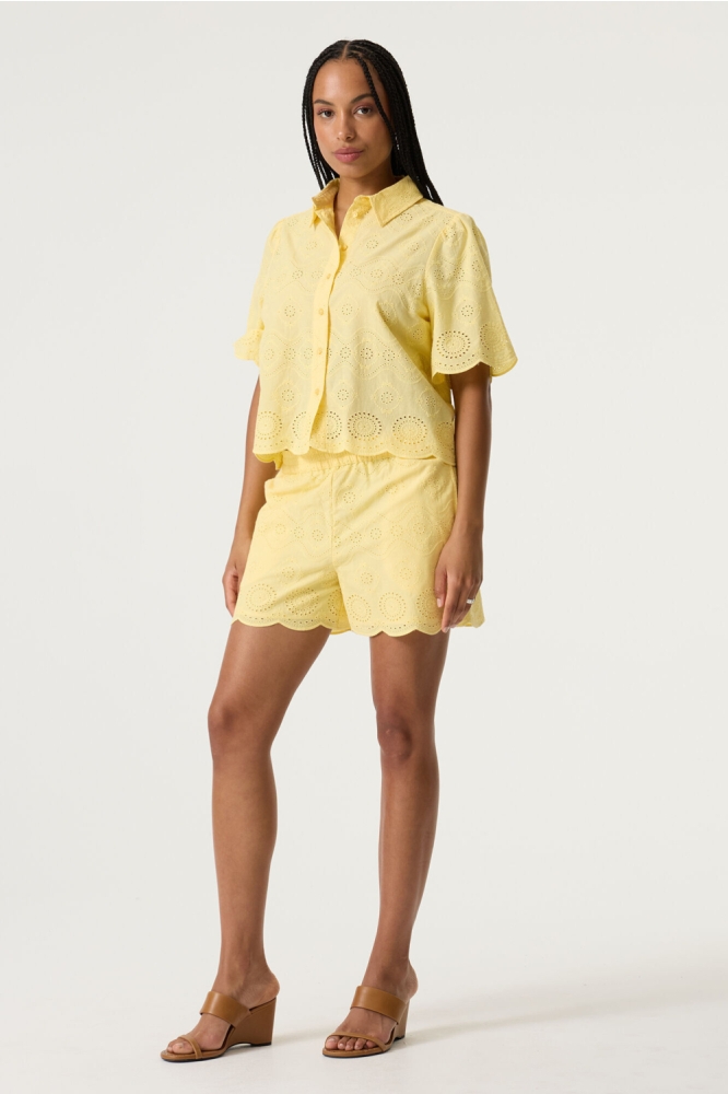 Garcia gele dames korte broek | Model