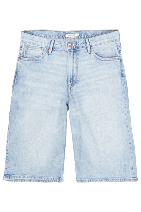 Garcia blauwe dames korte broek | Vooraanzicht