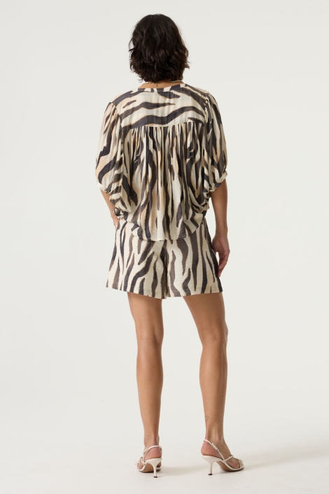 Garcia beige dames korte broek | Model