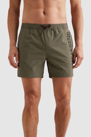 PME legend airframe swimshorts big logo print Groen