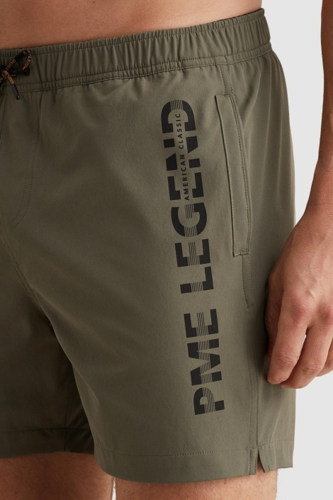 PME legend groene heren korte broek | Close up