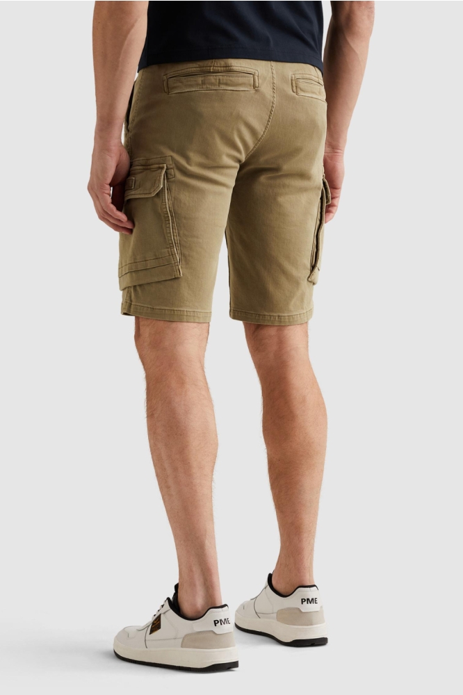 PME legend camel heren korte broek | Model achteraanzicht