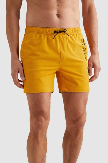 PME legend airframe swimshorts big logo print Geel