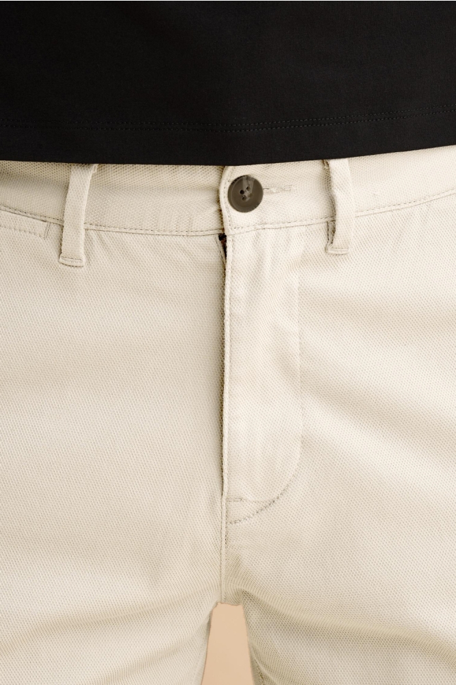 Vanguard witte heren korte broek | Close up