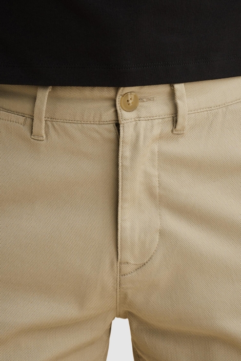 Vanguard beige heren korte broek | Kleurstaal