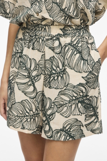 Vila Broek VIFLURA HW SHORTS/1 14113658 Birch/ATLANTIC D